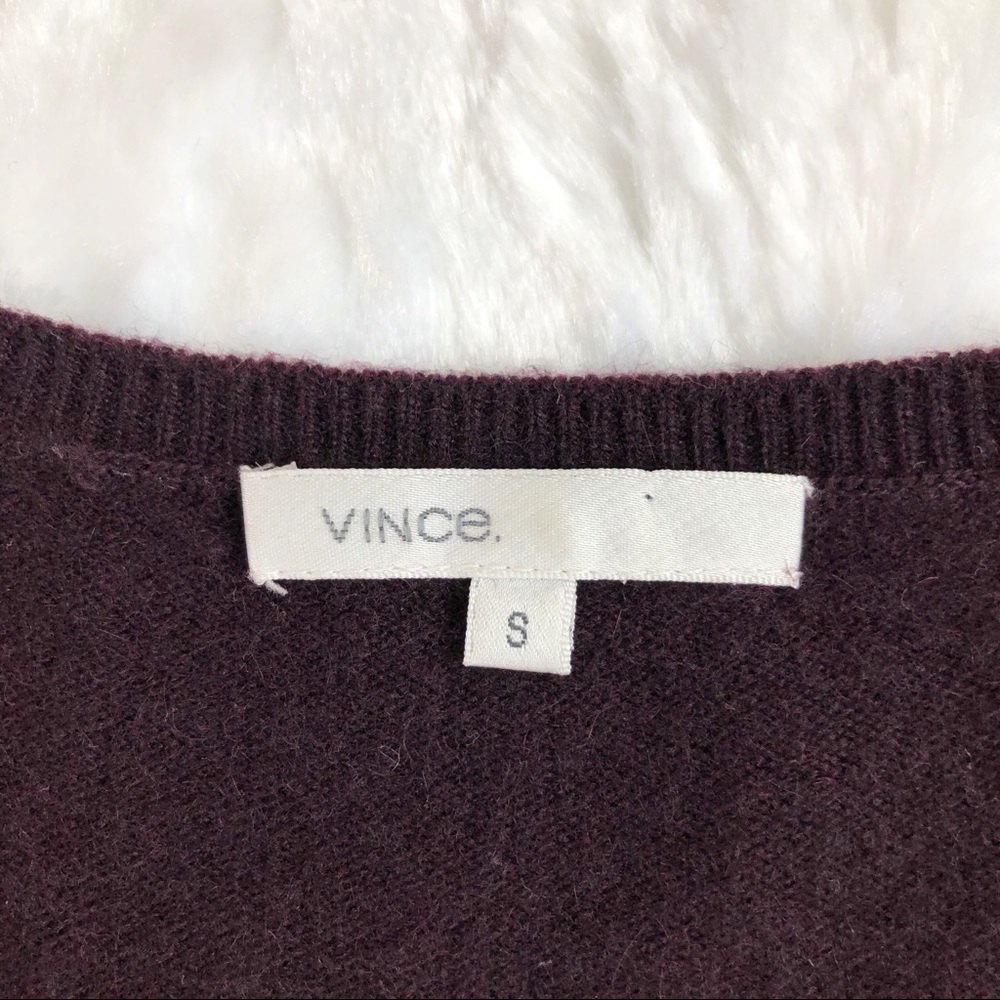 Vince l Pullover Sweater V-Neck 100% Cashmere S - Picture 4 of 8